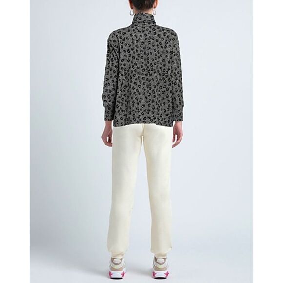 Majestic Filatures Deluxe Teeshirt Turtleneck Sweater Leopard Size 1/XS - Picture 3 of 8